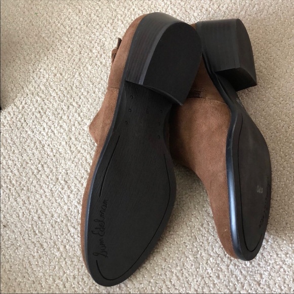 Sam Edelman Suede Brown Booties Size 9 - Picture 4 of 4